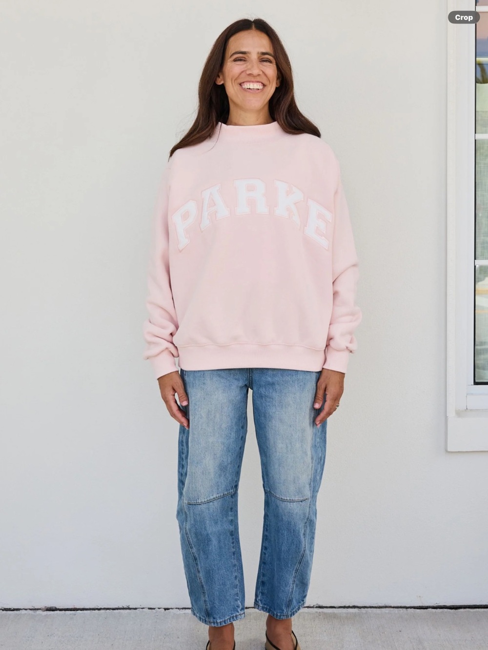 PARKE - Varsity Mockneck - Rose L/XL
